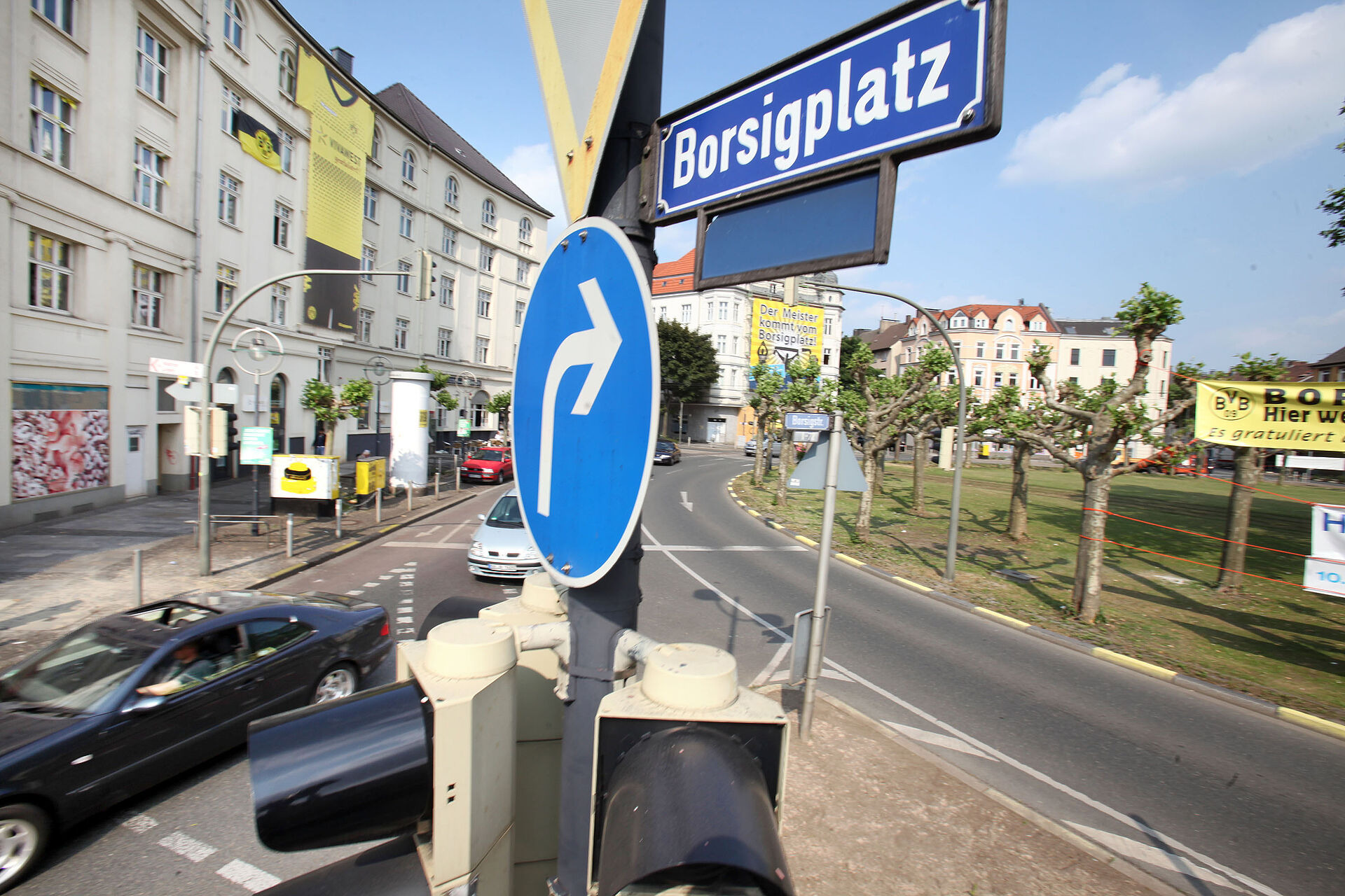 Kreuzung am Borsigplatz Ecke Borsingstarße